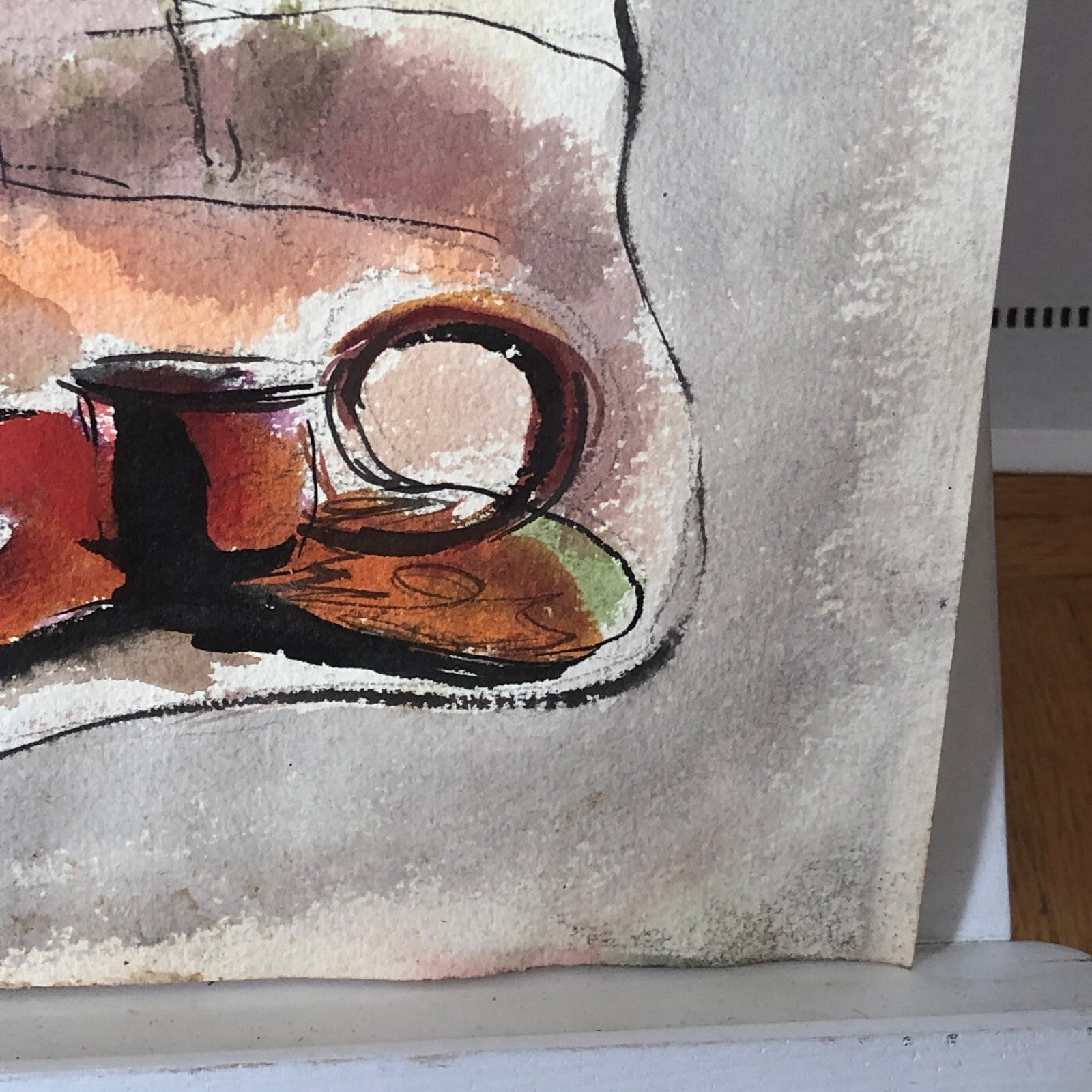 Vintage Painting Flowers Still Life Arthur E. Sudler Original Art Artwork