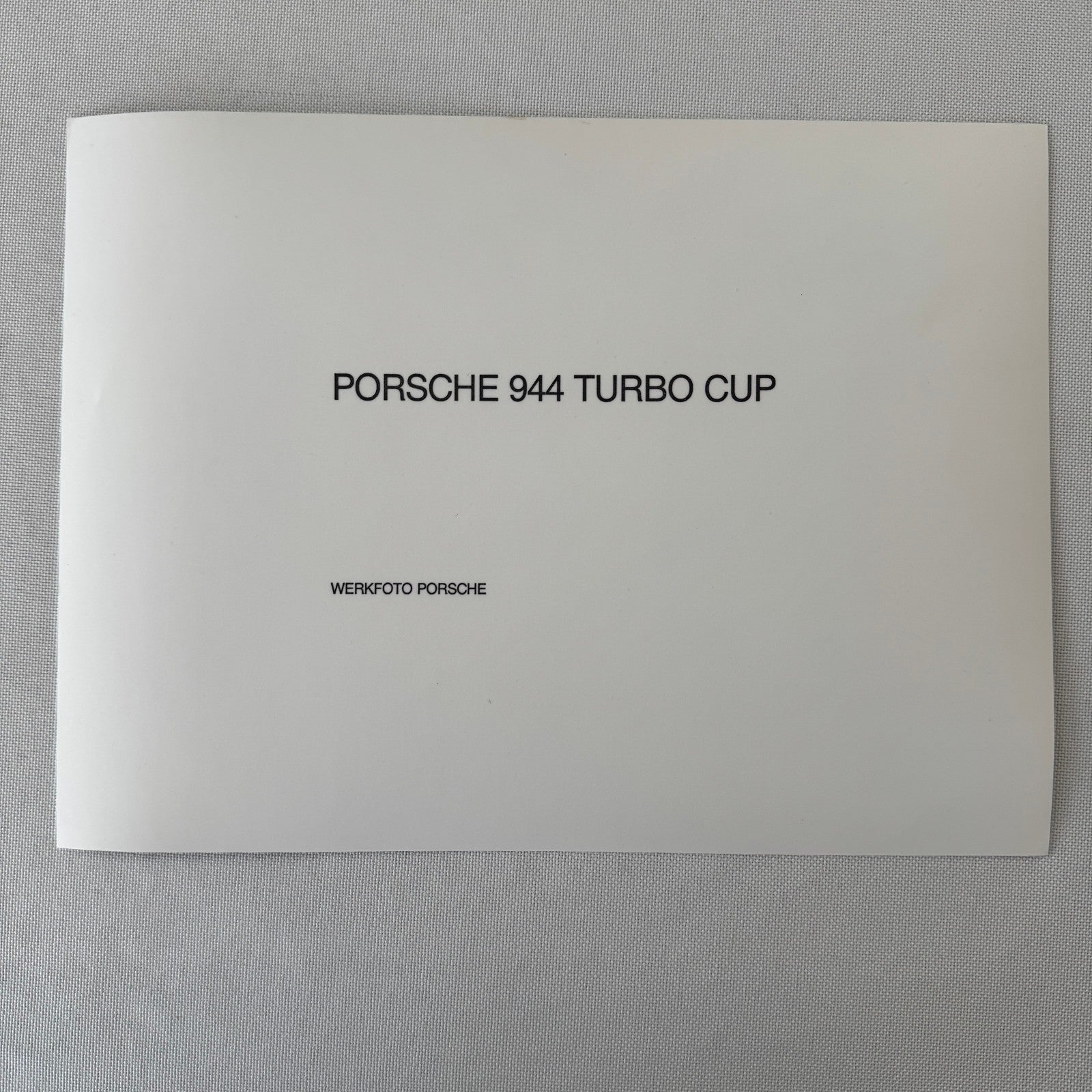 Porsche 944 Cup Racing Factory Press Photo Photograph Print German