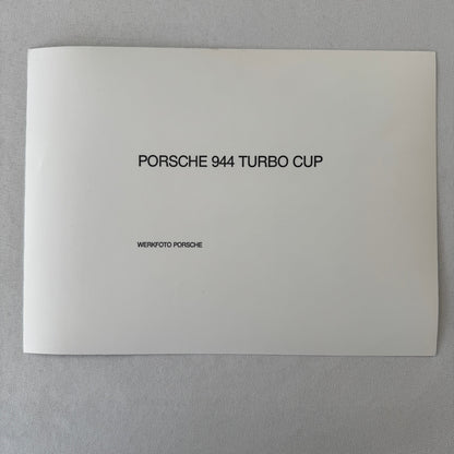 Porsche 944 Cup Racing Factory Press Photo Photograph Print German