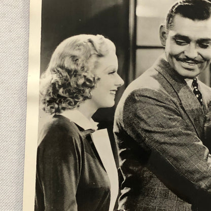 Actor Actress Movie Film Still Photo Photograph Clark Gable Jean Harlow