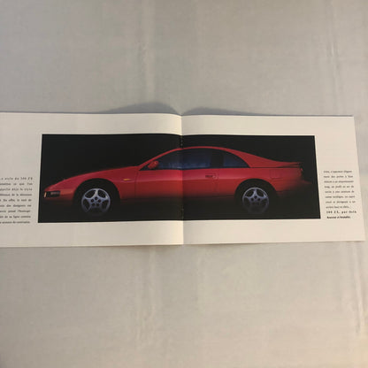 Vintage Nissan 300ZX Car Sales Brochure Catalog 300 ZX FRENCH Text European