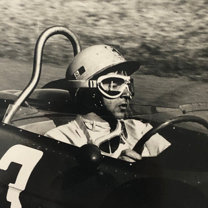 Racing Car and Driver Photo Photograph Print Klemantaski Collection 1997