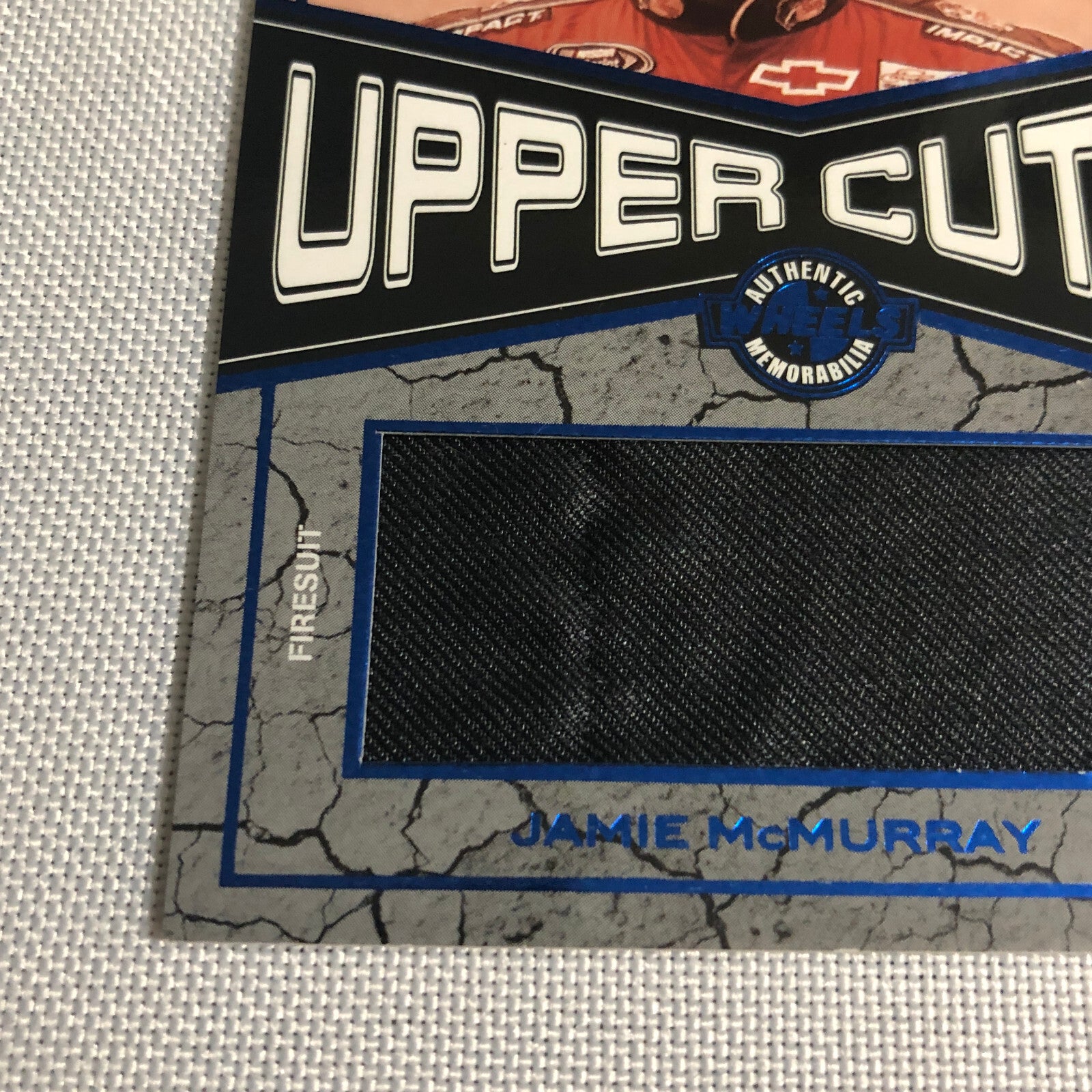 2010 Wheels Uppercuts Jamie McMurray Firesuit Relic Card /75 NASCAR
