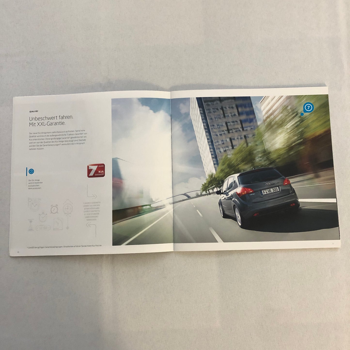 2010 Kia Venga Car Sales Brochure Catalog with Price List GERMAN Market