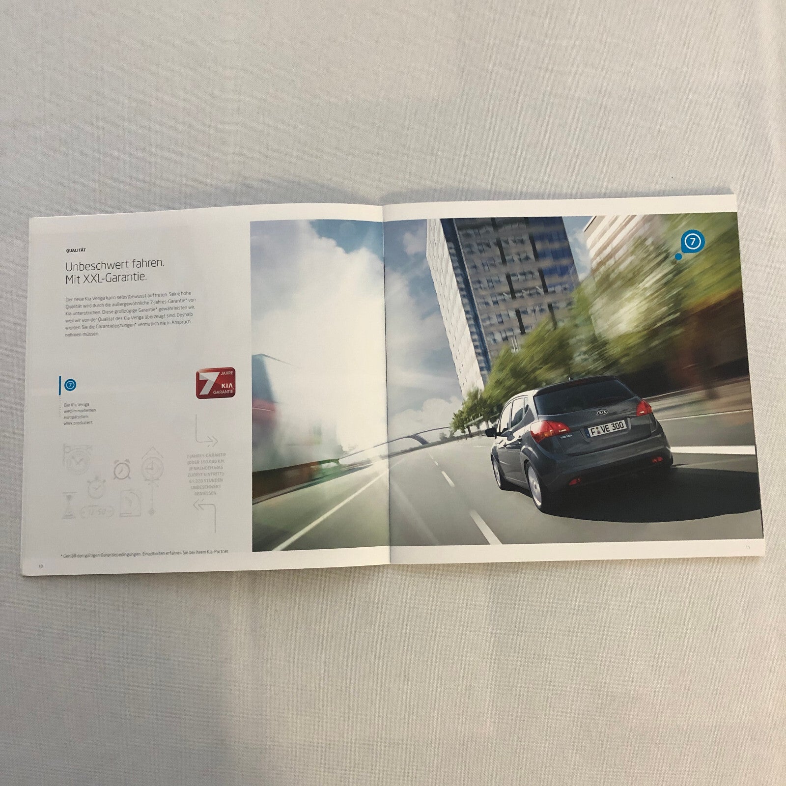 2010 Kia Venga Car Sales Brochure Catalog with Price List GERMAN Market