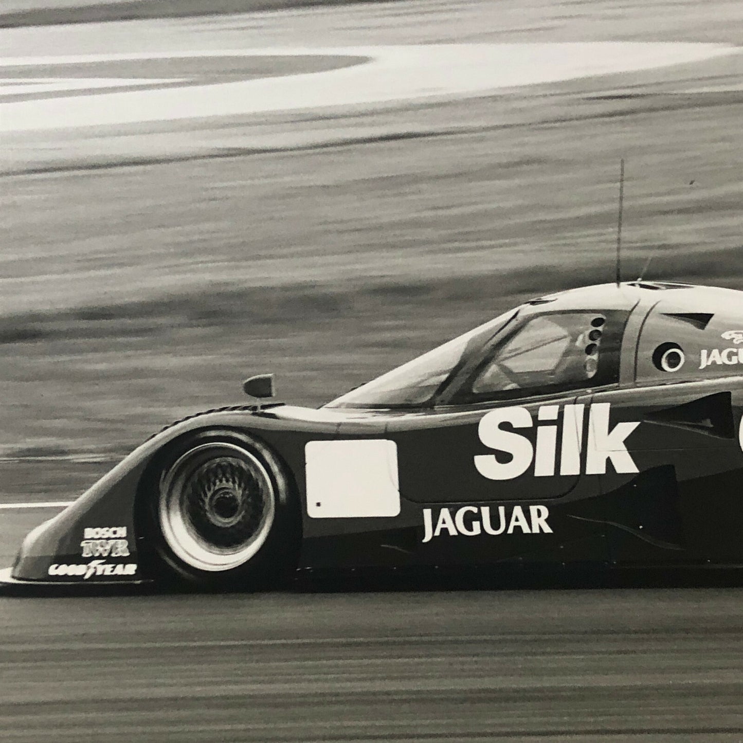 Vintage Jaguar Silk Cut XJR-12 Racing Car Photo Photograph Jaguar XJR 12
