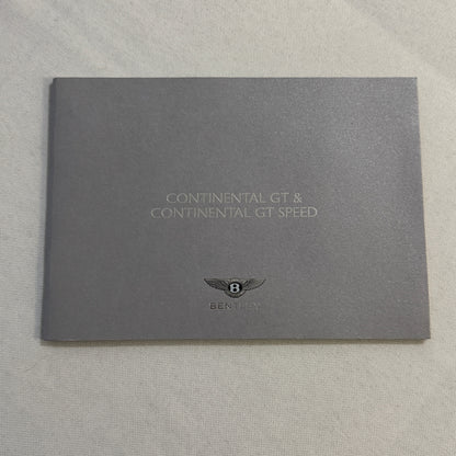 Bentley Contintental GT and GT Speed Press Kit Brochure with CD 2007 2008