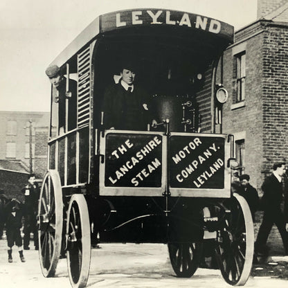 Vintage 1918 Leyland Steam Wagon 1974 Factory Press Photo Photograph 
