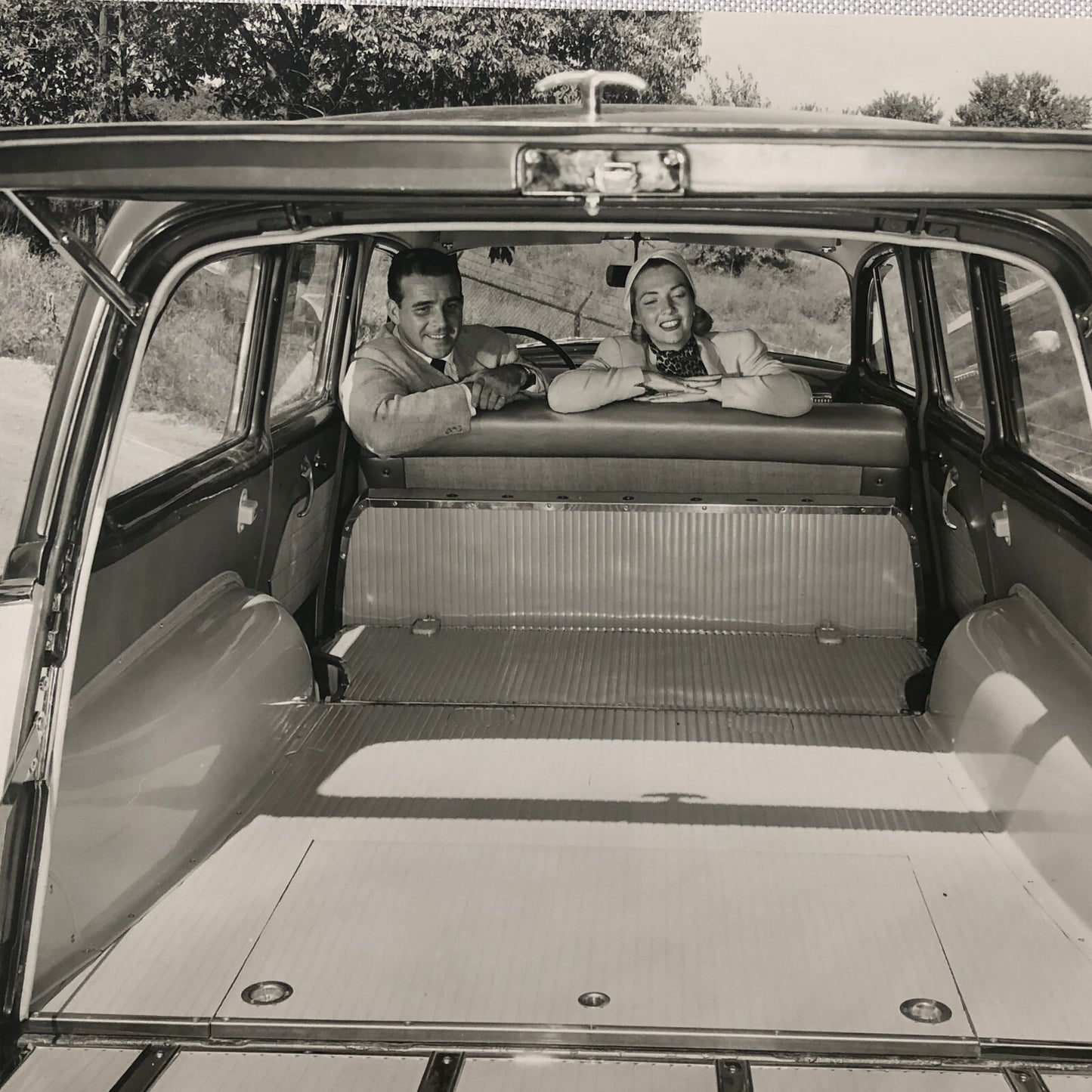 1953 Chevrolet Station Wagon Factory Press Photo Photograph Print