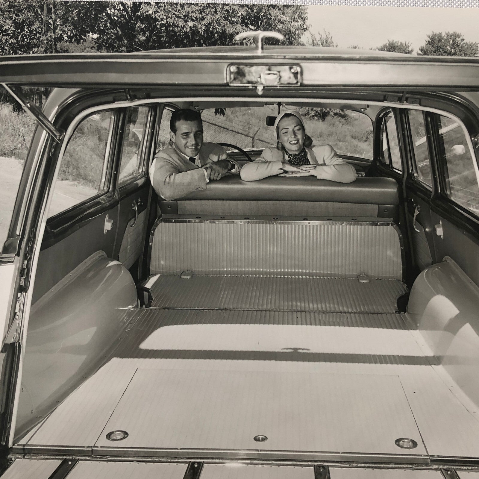 1953 Chevrolet Station Wagon Factory Press Photo Photograph Print