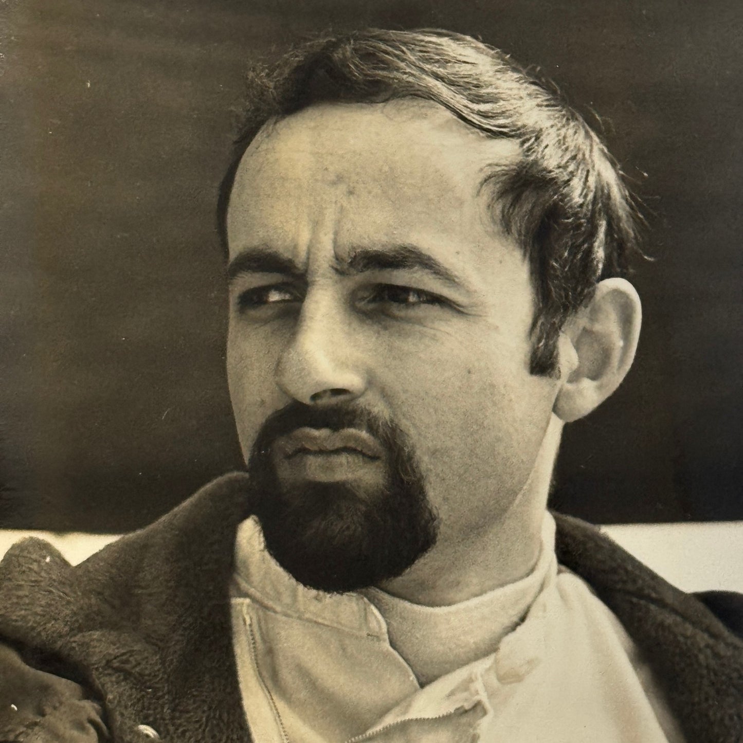 Vintage Racing Photo Driver Henri Pescarolo Portrait Photograph