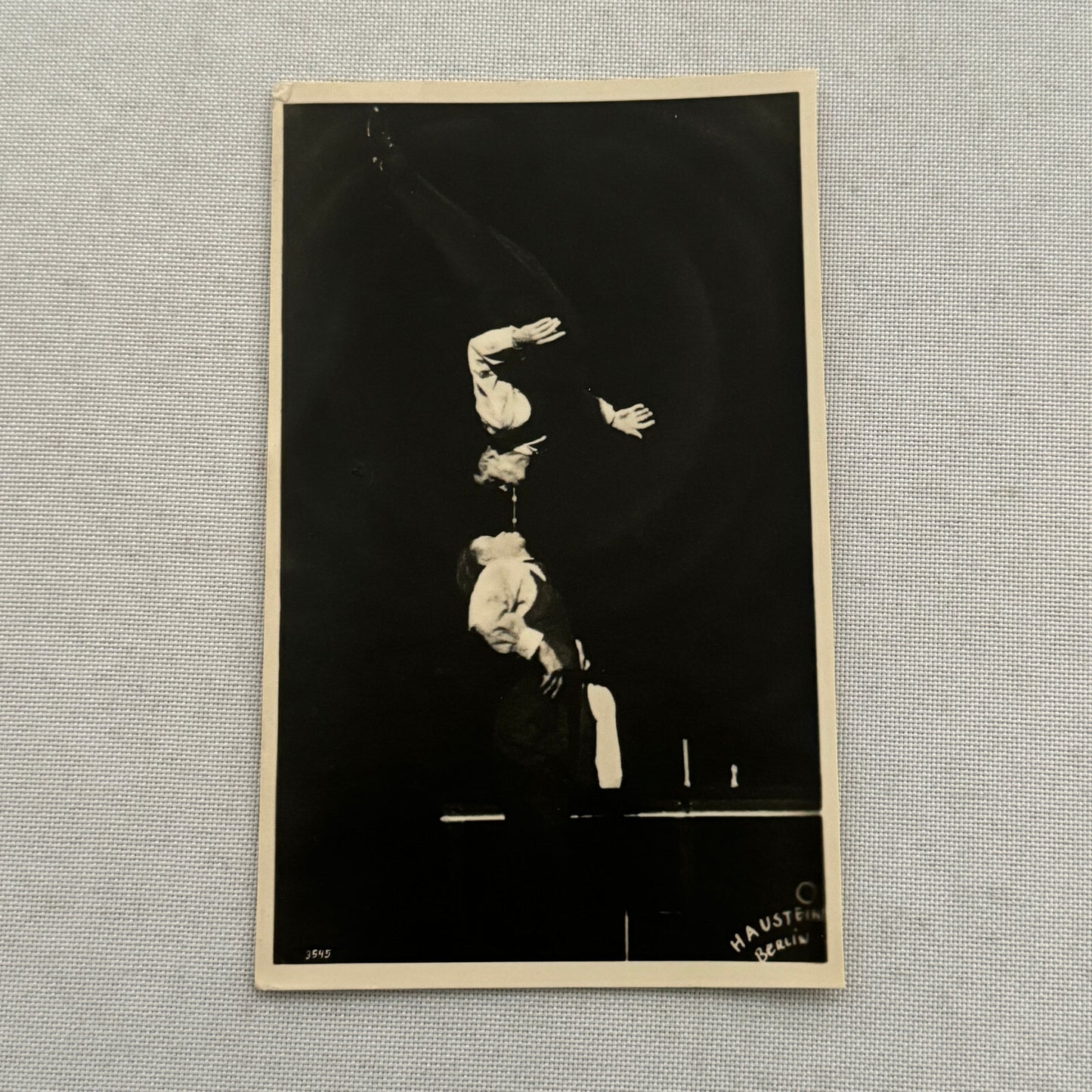 Vintage Circus Act Photo Photograph Acrobat Acrobatic Balancing Act 3 Cresso