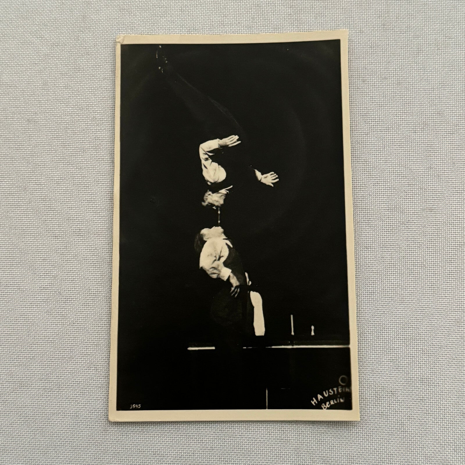 Vintage Circus Act Photo Photograph Acrobat Acrobatic Balancing Act 3 Cresso