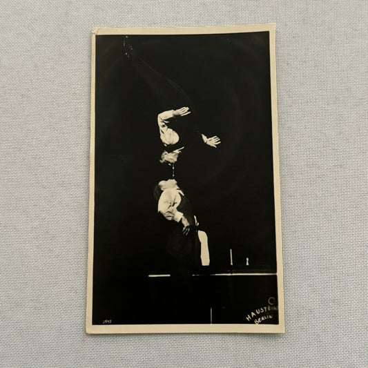 Vintage Circus Act Photo Photograph Acrobat Acrobatic Balancing Act 3 Cresso