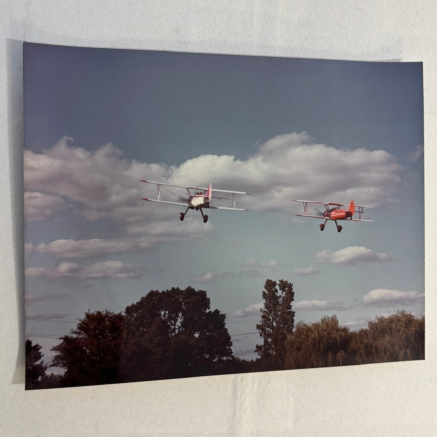 Vintage Aircraft Airshow Photo Large Aviation Photograph Aviation 1970s 1980s