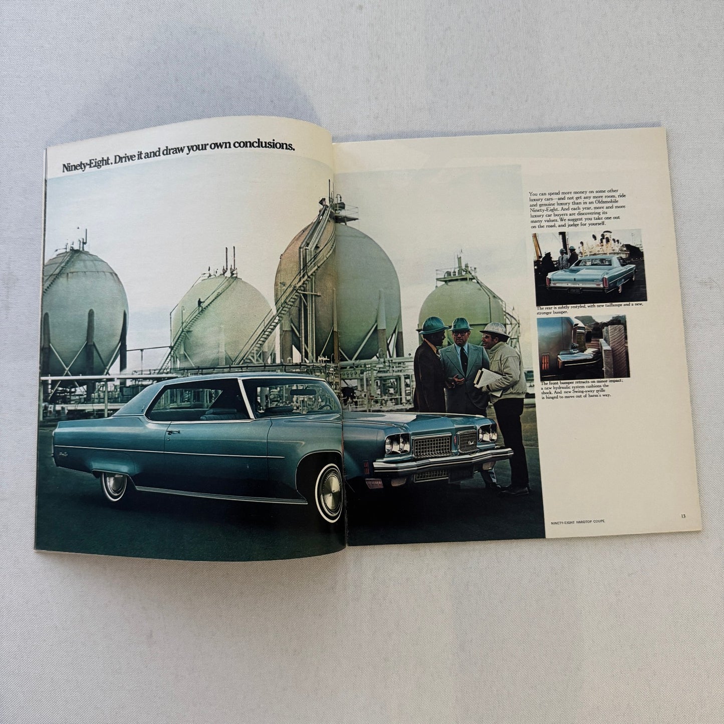 1973 Oldsmobile Sales Brochure Cutlass Supreme Omega Toronado Delta 88 Vintage