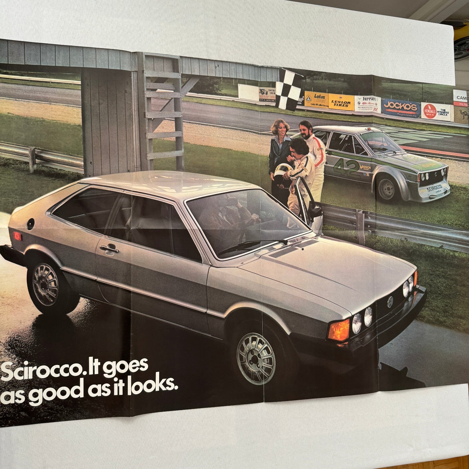 1978 Volkswagen VW Scirocco Car Sales Brochure Poster Advertising