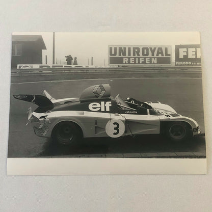 Vintage Racing Photo Photograph 1976 300KM Nurburgring Renault Alpine A442 
