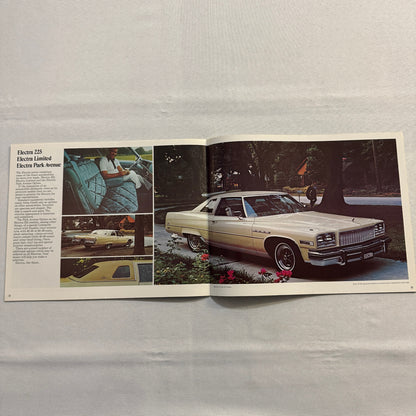 1976 Buick Car Sales Brochure Catalog Regal Century LeSabre Estate Wagon Riviera