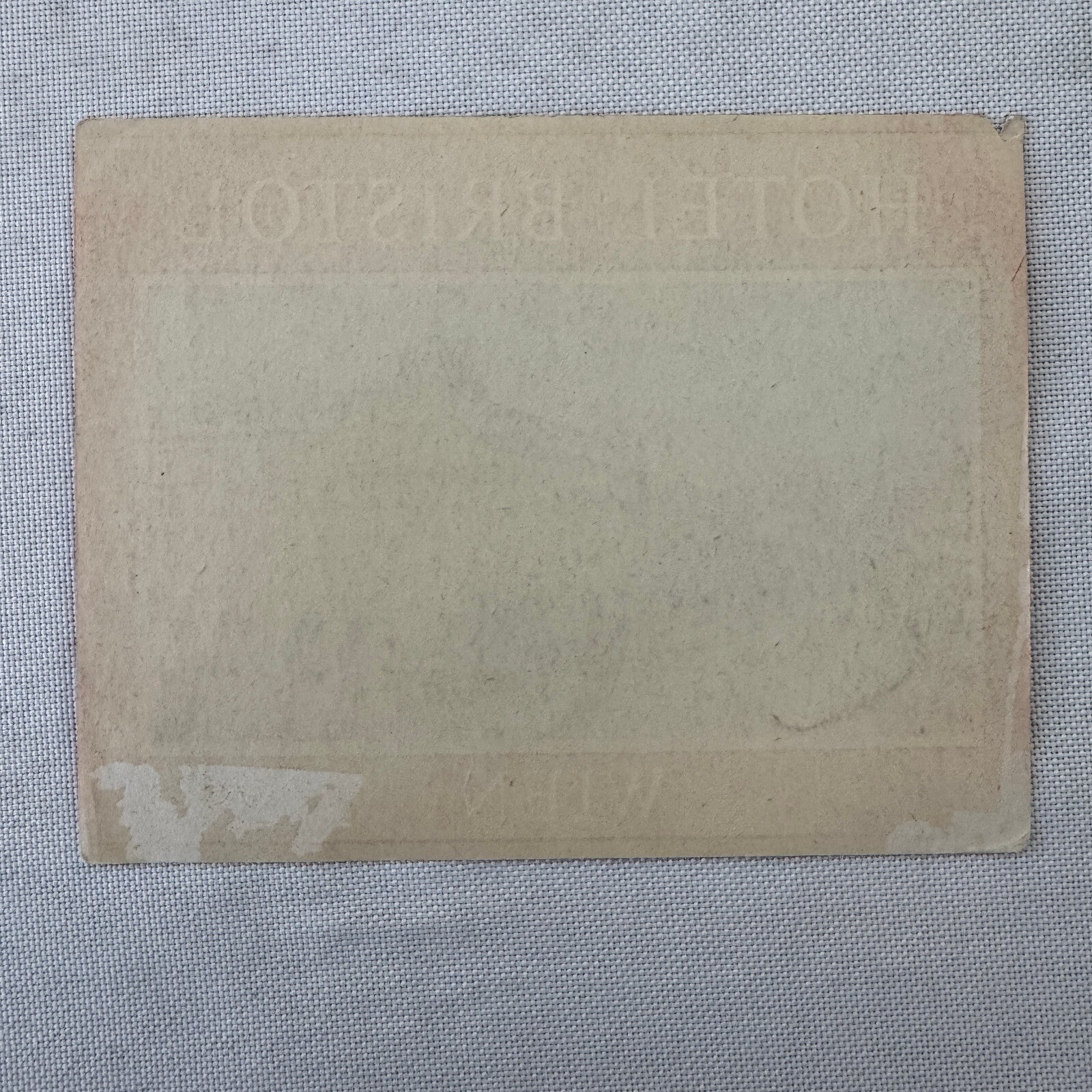 Vintage Hotel Travel Luggage Label Hotel Bristol Wien Vienna Austria