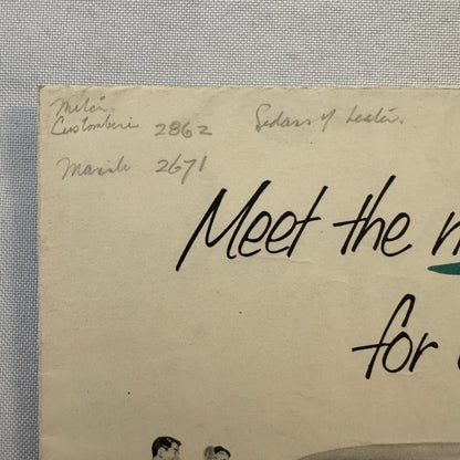 1952 Mercury Car Sales Brochure Catalog Mercury Monterey Convertible Coupe