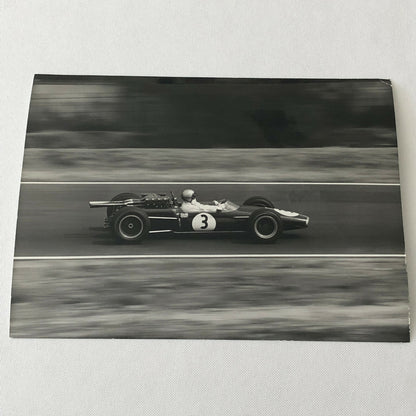 Vintage Racing Photo Photograph Jack Brabham Driver Race Car DPPI 