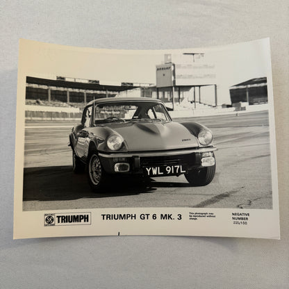 Triumph GT6 MK 3 Car Factory Press Photo Photograph Print 1973 Triumph GT 6