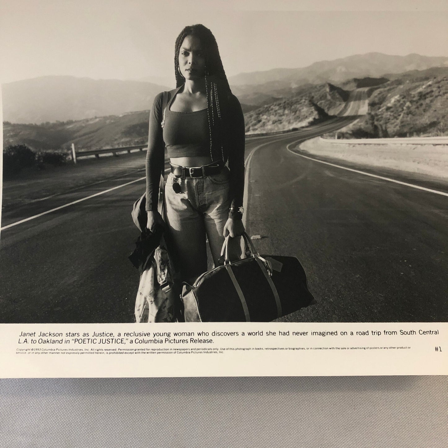Janet Jackson Poetic Justice Movie Film Press Photo Photograph 1993