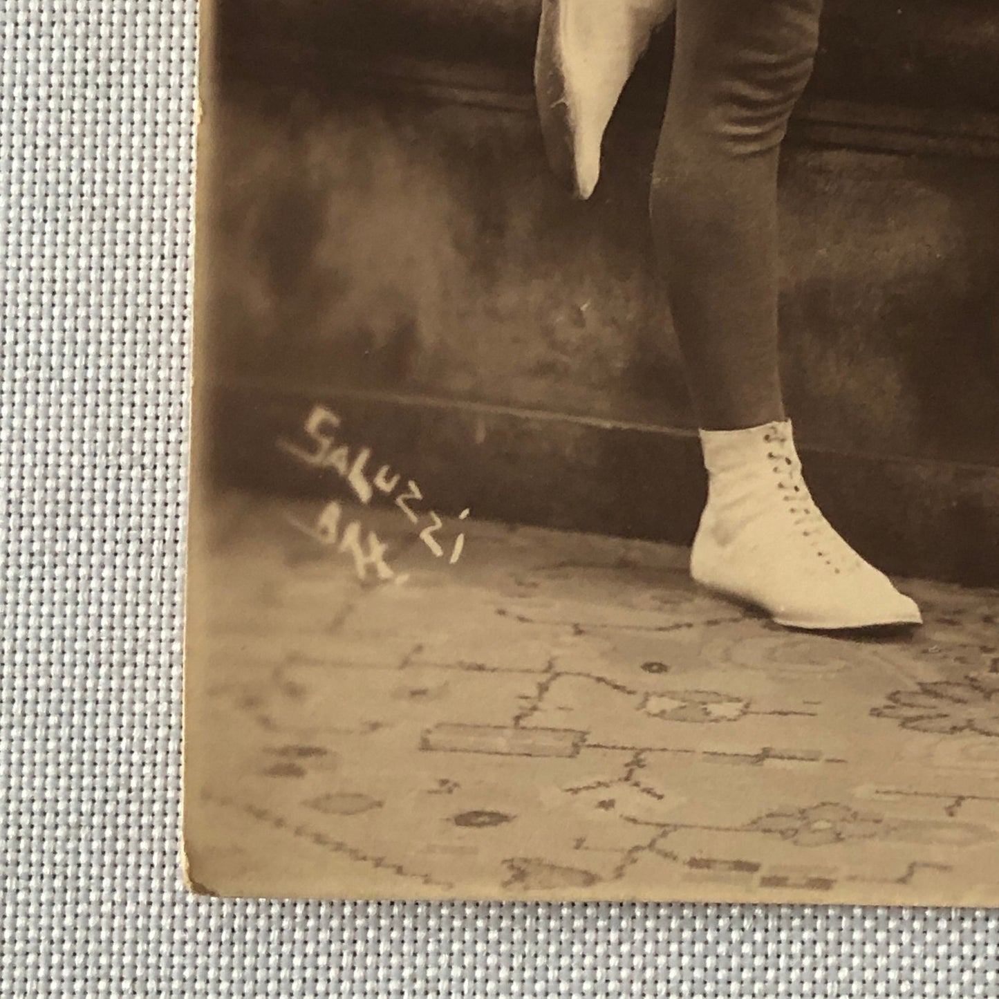 Circus Performers In Costume Photo Photograph Vintage Acrobat Balancing Act ?