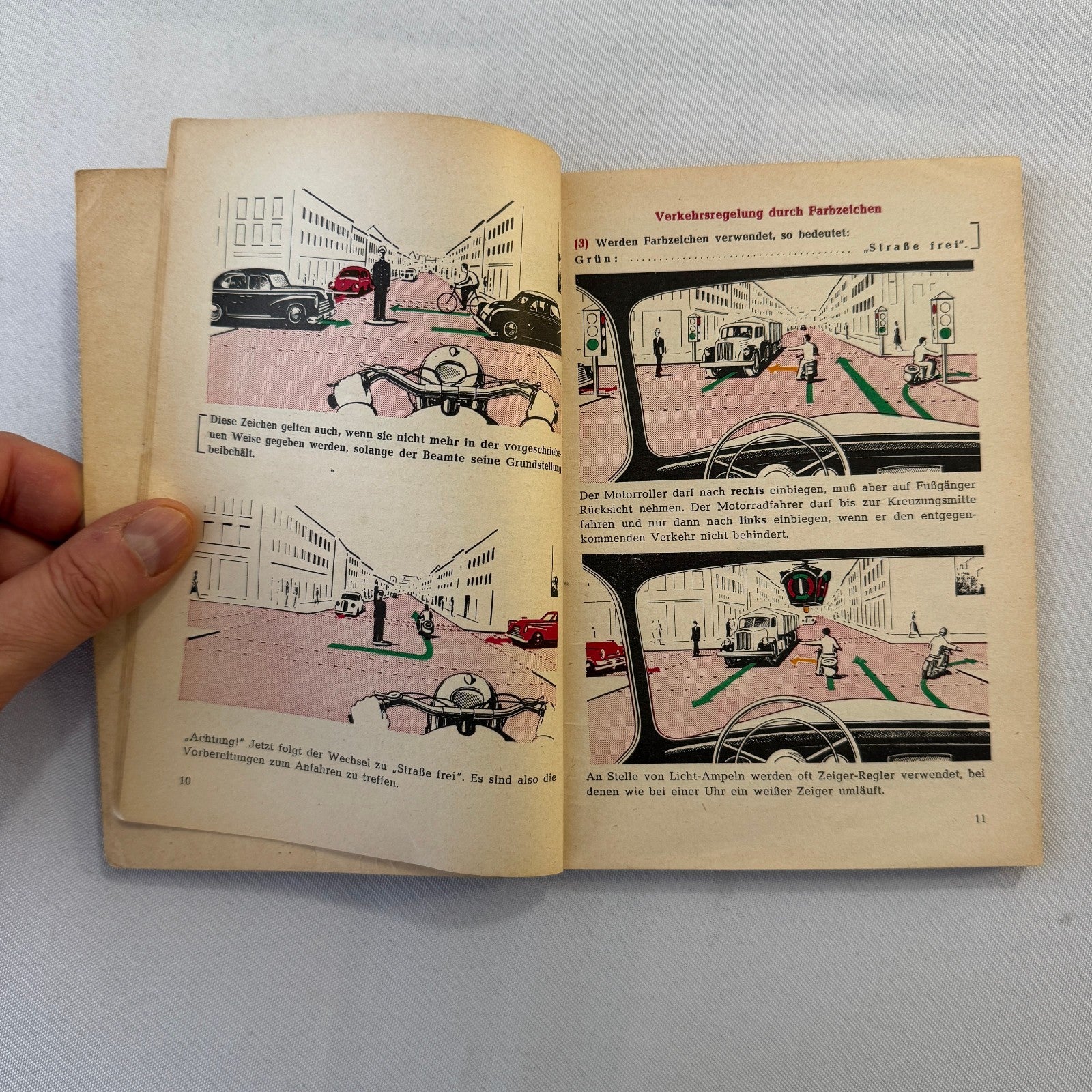 1953 Drivers Training Handbook Book German Germany Car Automobile
