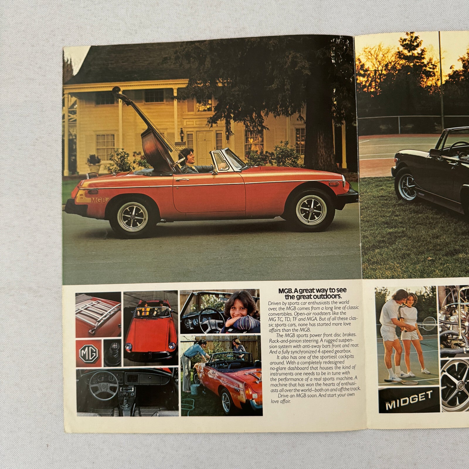 MG and Triumph Car Sales Brochure Catalog British Leyland MGB Spitfire Midget