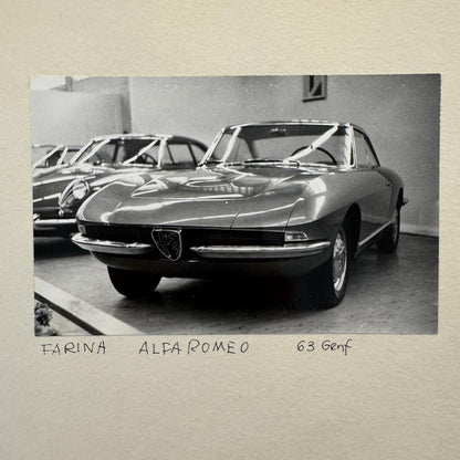 1963 Alfa Romeo 2600 Sprint Coupé Speciale by Farina Photo Photograph Vintage