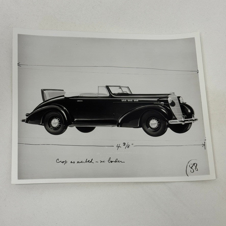 Vintage 1936 Oldsmobile Car Photo Photograph Modern Print