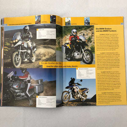 2004 BMW Motorcycle and Accessory Brochure Lot of 2 GERMAN TEXT 