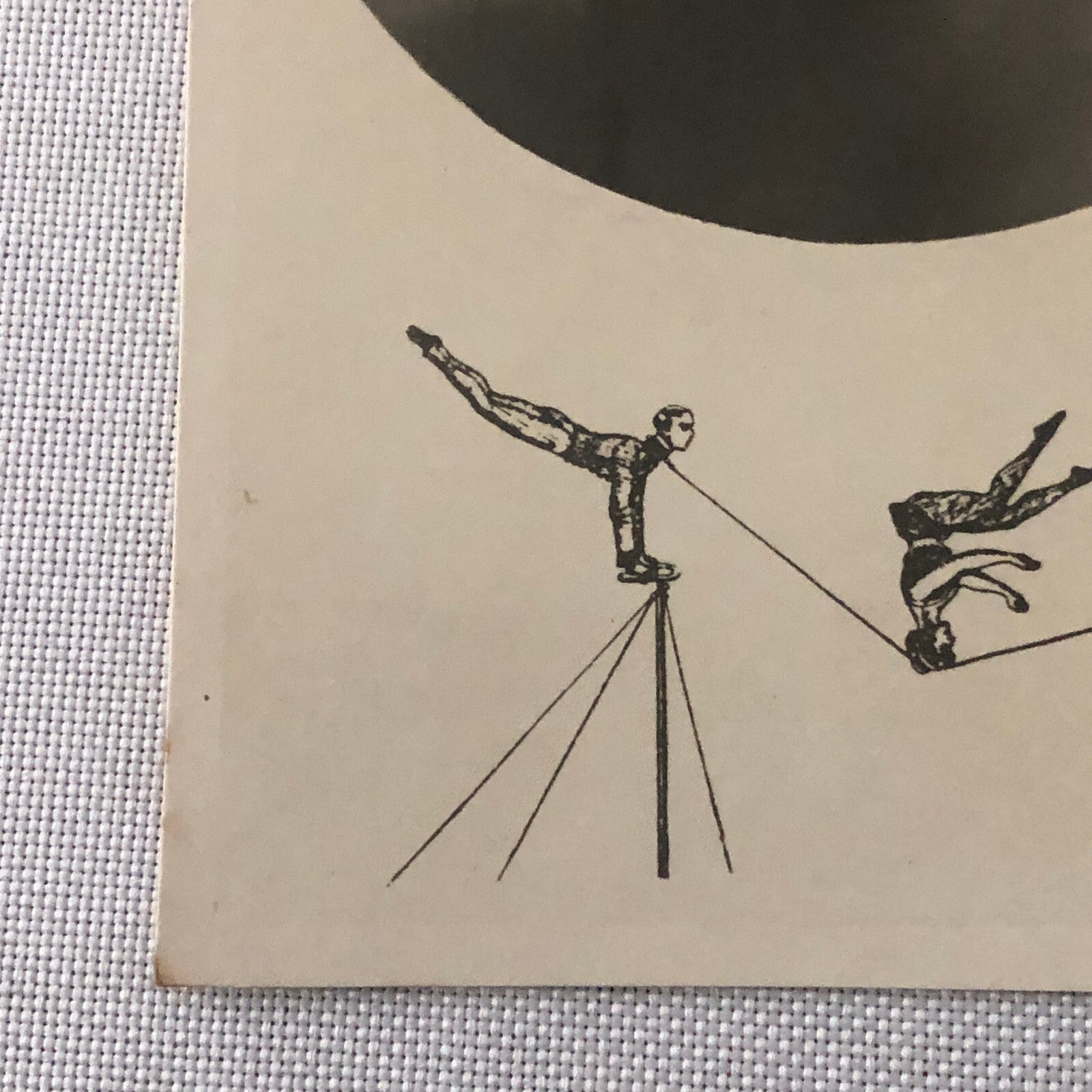 Circus Acrobat Act Postcard Post Card Vintage