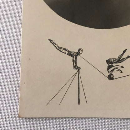 Circus Acrobat Act Postcard Post Card Vintage