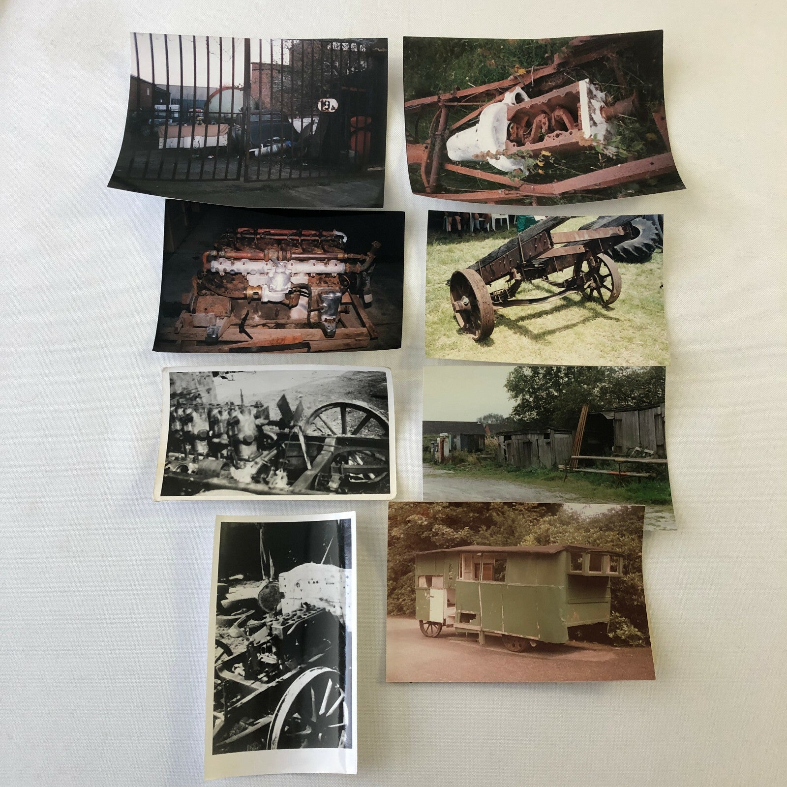 Vintage Daimler Barn Find Junk Yard Car Part Photo Photograph Lot of 52