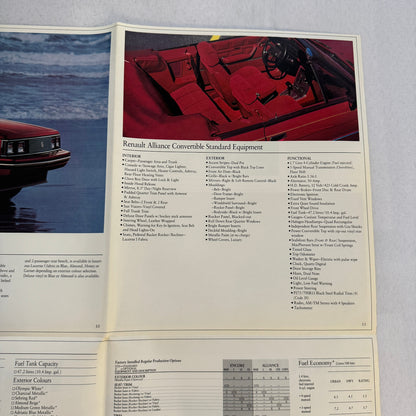 Renault Car Sales Brochure Catalog Encore Hatchback Alliance Sedan Convertible