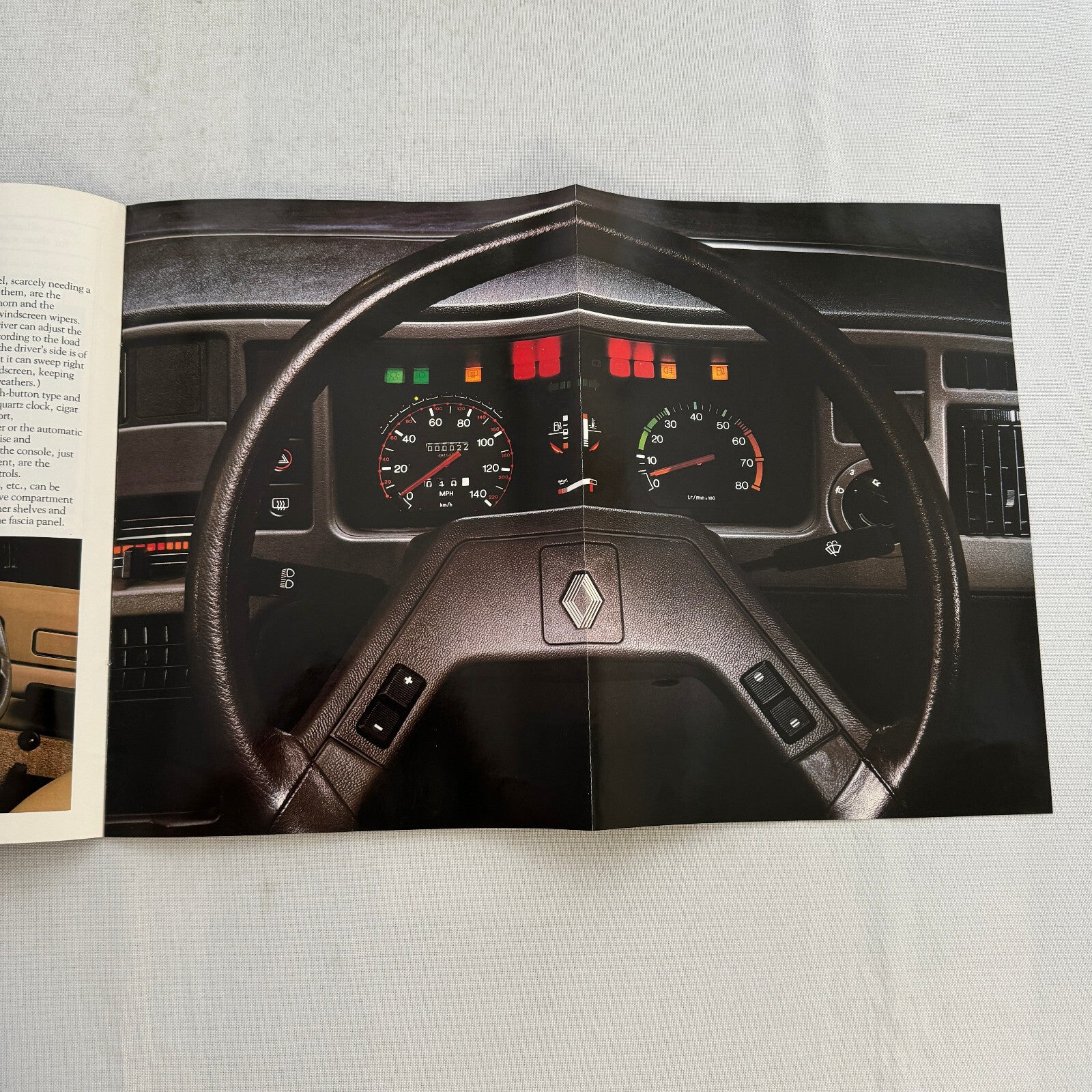 Renault 20 Car Sales Brochure Catalog Vintage Advertising TS TX GTD