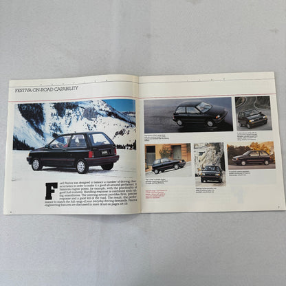 1988 Ford Festiva Car Sales Brochure Catalog Advertising