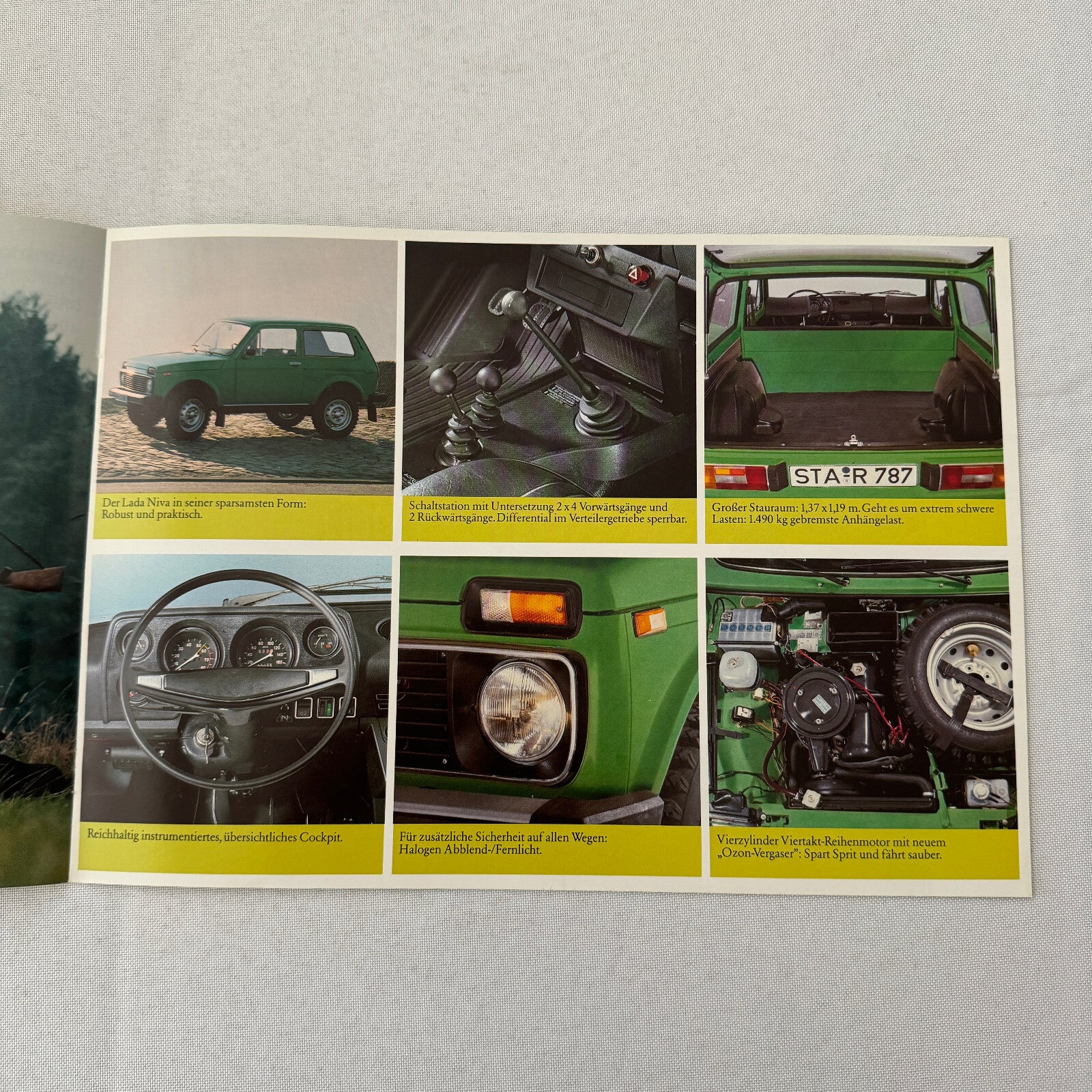 Lada Niva Car Sales Brochure Catalog Niva UT Niva E Niva 5000 C 5000C GERMAN