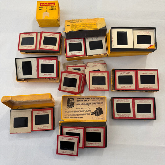 Vintage California Highway 35mm Slide Photo Lot Red Border Slides 200+