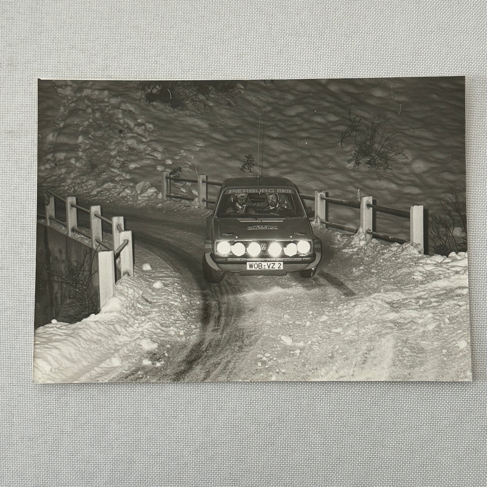 1980 Rallye Monte Carlo Press Photo Photograph DPPI Volkswagen VW Golf GTi