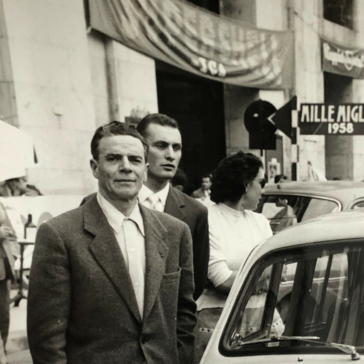 Vintage Renault Rally Rallye Racing Photo Photograph Print - 1958 Mille Miglia
