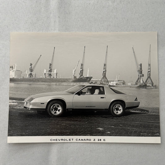 Chevrolet Camaro Z28 E Factory Press Publicity Photo Photograph Print Chevy