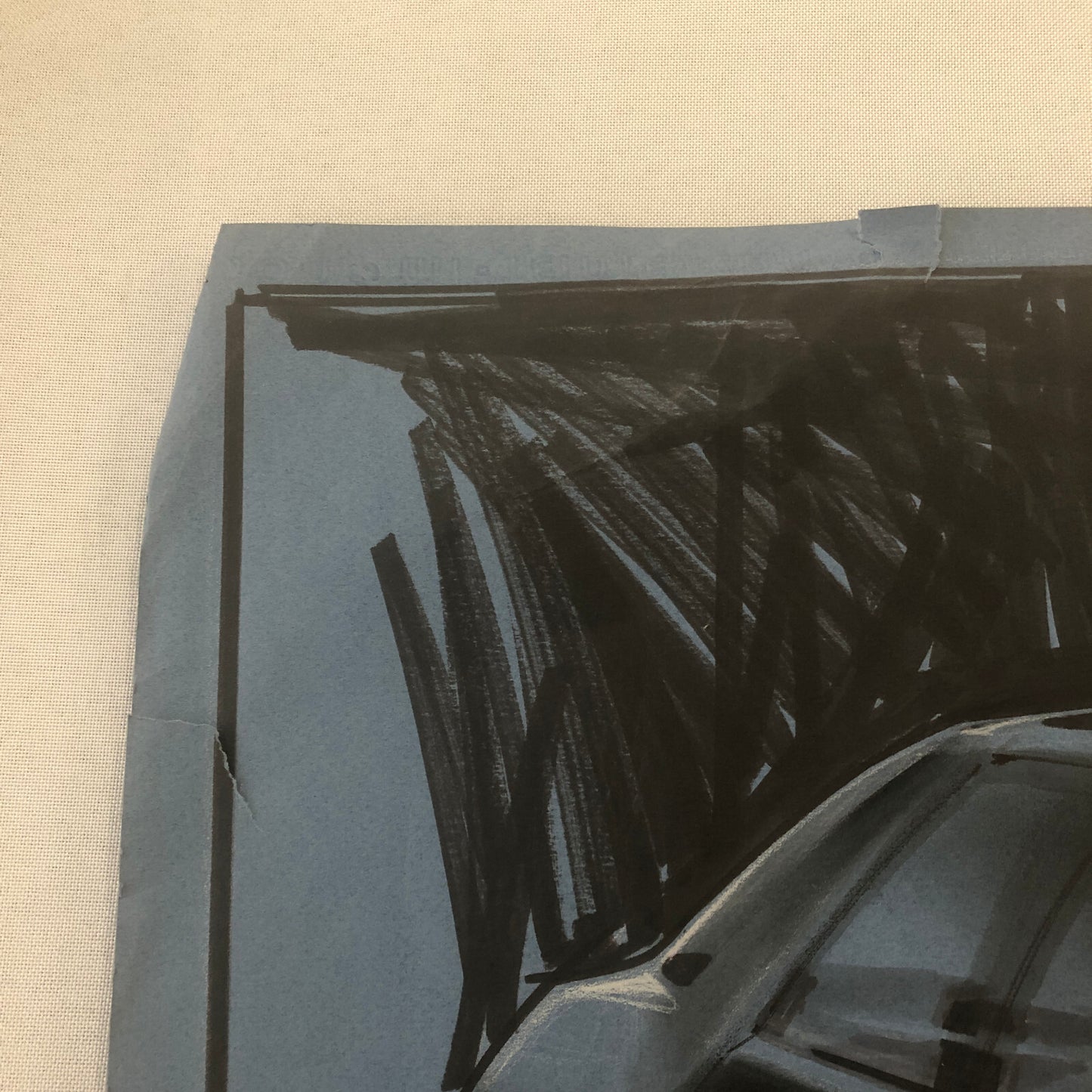 1987 Ford Concept Car Styling Art Design Illustration