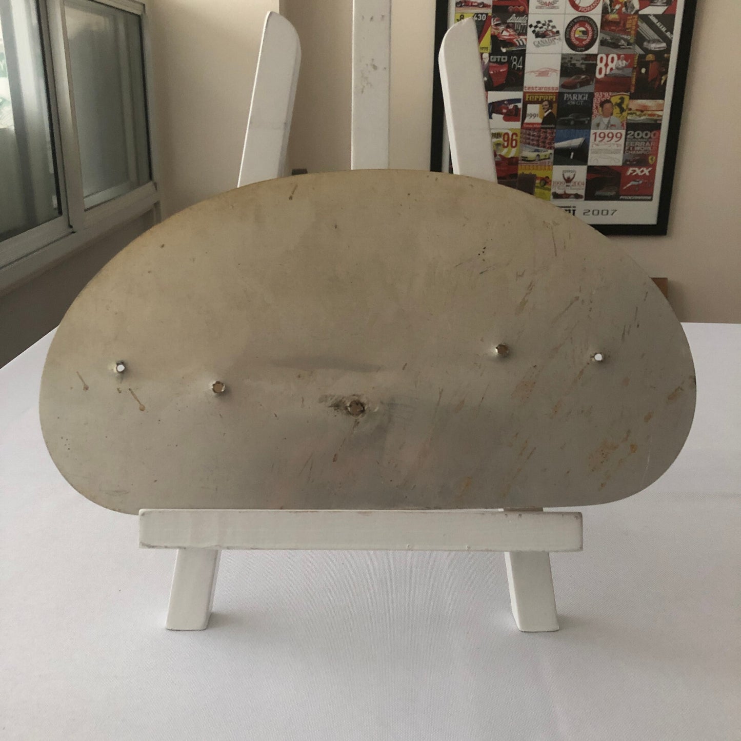 1962 Radio Rallye Car Rally Participant Plate w/ Martini Ad