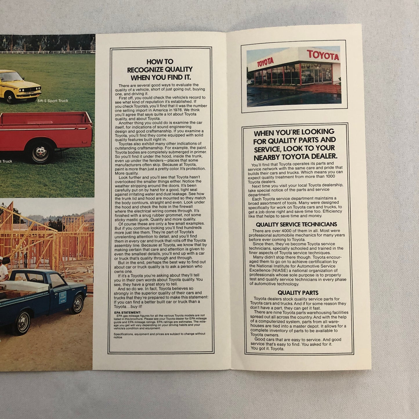 1977 Toyota Car Sales Brochure Catalog Celica Corolla Corona Pickup