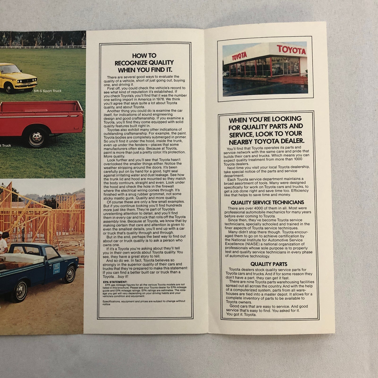 1977 Toyota Car Sales Brochure Catalog Celica Corolla Corona Pickup
