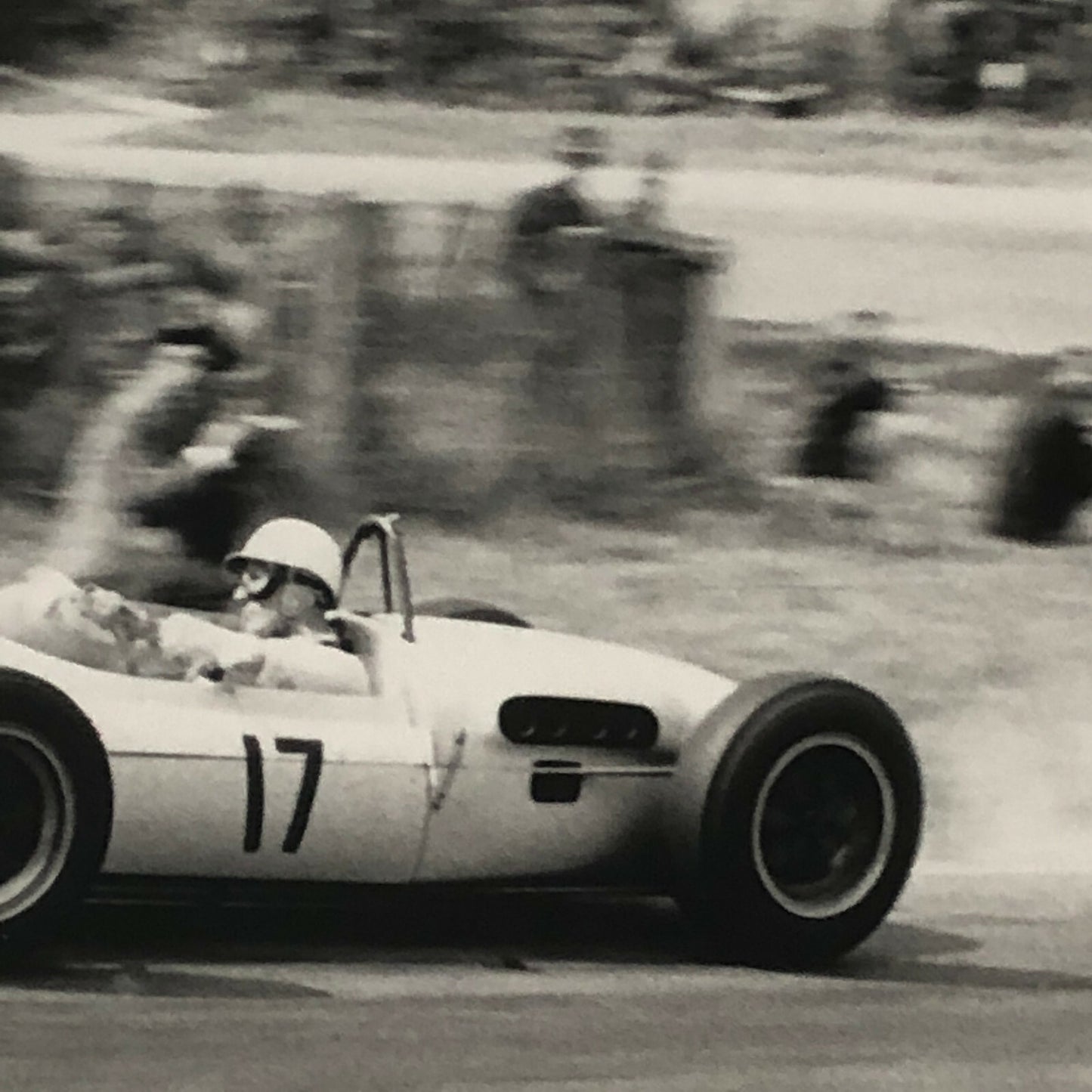 Vintage Racing Photo Photograph Stirling Moss Lotus Car 1967 Fred Gysler 